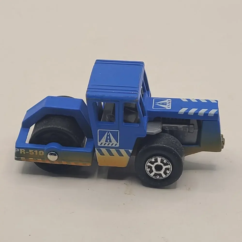 Vintage 1979 Matchbox Blue Road Roller PR-510